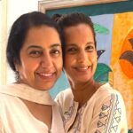 Suhasini Maniratnam Instagram - So happy I got to meet Poorna @poornagraphy Can’t believe that the little 7 year old girl I baby sat many years ago is such a fabulous actor and in the United States. So so proud of her. Keep the good work going. Lots of love from our family.