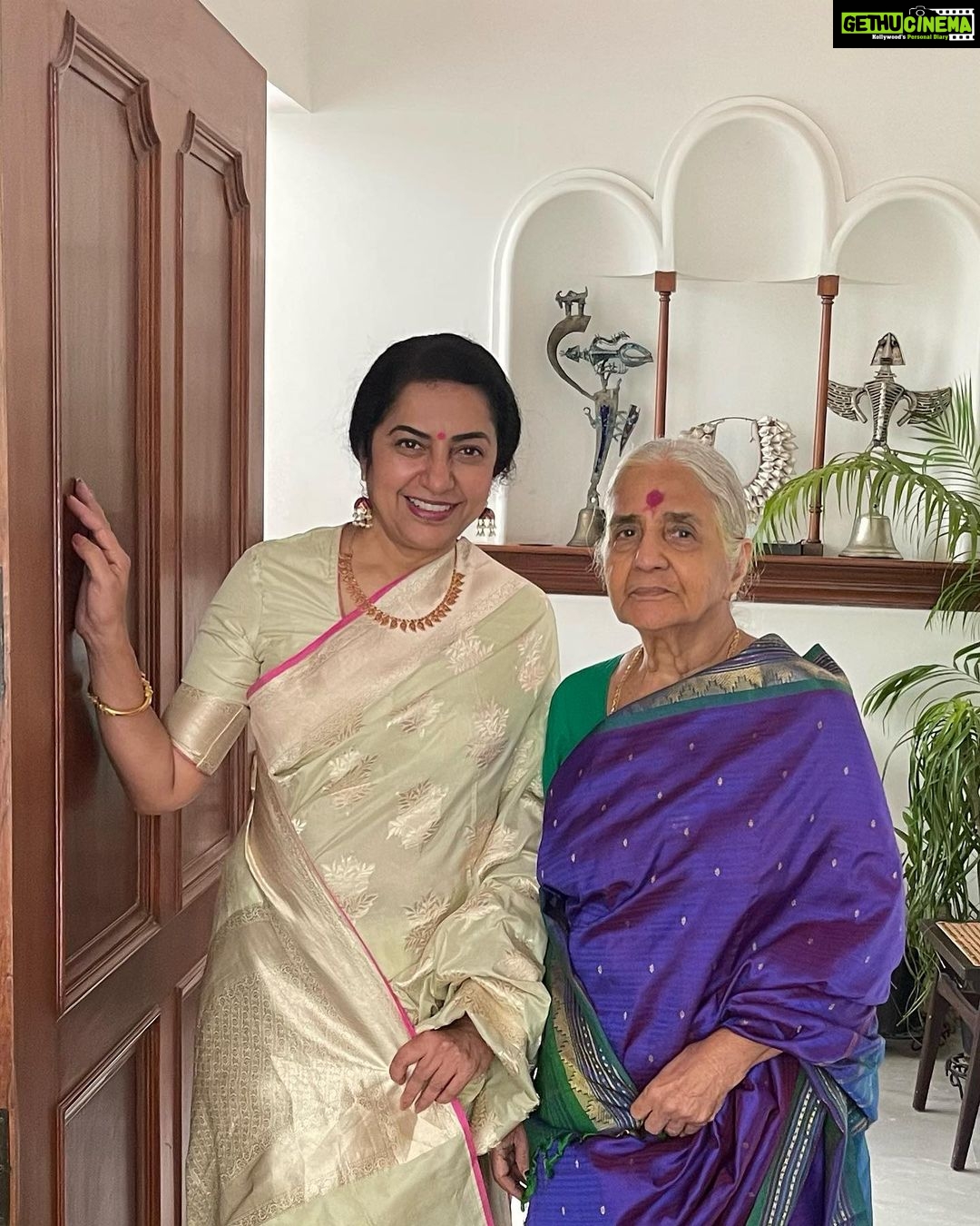 Suhasini Maniratnam Instagram - Mother daughter duo outing 2 mornings ...