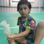 Suja Varunee Instagram - So proud to see him grow and start playing sports! I will treasure all my life seeing my little simba playing Badminton! Proud to see he is getting the swing ❤️ Rock on my little Superstar ☺️🫶 Thanks @kirankumar_badminton coach for being the master and teaching him all the nuances and basic of 🏸 badminton! Focus, consistency & perseverance is all needed to achieve anything! Thanks brother for this ❤️ #badminton #focus #sports #player #badminton🏸 #badmintonlovers #mylove #mysuperstar #simba Super Badminton Academy
