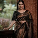 Swasika Instagram - Actress @swasikavj Styling @nithinju Outfit @aalaadesigners Jewls @_javahari_ Pic @akhilal_photography #makup #swasika #actress Thiruvananthapuram, Kerala, India