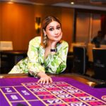 Urvashi Dholakia Instagram - What is life if not a Gamble !? ✨🤷🏼‍♀️ I’m a no.9 and that’s my lucky number 🥰 what is urs ??? : When on @cordeliacruises u cannot miss the #casino fun 😁 : : #urvashidholakia #cruise #entertainment #cruiselife #sailing #roulette #numbers #✨