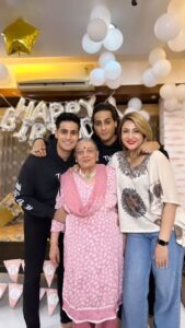 Urvashi Dholakia Instagram - I believe that it’s not just a mother who brings new life into the world! Children give a new life to the mother as well and that’s exactly what you do have done for me❤️ I wish you nothing but happiness, joy, success always and forever and ever and ever and ever❤️❤️❤️❤️ HAPPY BIRTHDAY MY BABIES 🥳🥳❤️❤️🧿🧿 
@kshitijdholakia @sagardholakia 
:
:
#urvashidholakia #birthday #celebration #allgrownup #💕