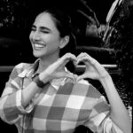 Vaani Kapoor Instagram - A million ways to be happy in life …. One for me is 🌧️ ☺️🤍🩵