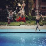 Vinay Rai Instagram - Many Fridays ago….. #friends #uselessfellows #actor #actorslife #vinayrai #fridaymood #nostalgia #nagercoil #coorg #mangalore #poolday #waterbabies Bangalore, India