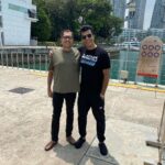 Vinay Rai Instagram - Unforgettable 18hrs in Singapore.❤️🤗. #actor #actorslife #singapore #vinayrai #holiday #bestfriends #oldisgold #holiday Marina at Keppel Bay