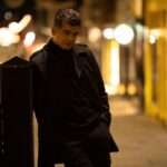 Vinay Rai Instagram - “There’s something about black. You feel hidden away in it.” — Georgia O’Keeffe #actor #actorslife #vinayrai #film #shoot #winterfashion #nightphotography #tamilcinema #london🇬🇧 #tamilactors #black #films