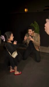 Abhimanyu Dasani Instagram - When the cutest nikamma asked me for a dance 
How could I say no 🤗