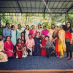 Abhirami Suresh Instagram - You see these women? They’re built with a wilful mind and has tamed themselves to be unmatchably strong! They’re professional footballers♥️ From our own very Kerala ♥️ Proud to have hosted this team for a small gathering ♥️ Thank you ladies, for inspiring me and many like me! #ProudWomanhood #FemaleFootballers #CafeUUTOPIA ♥️