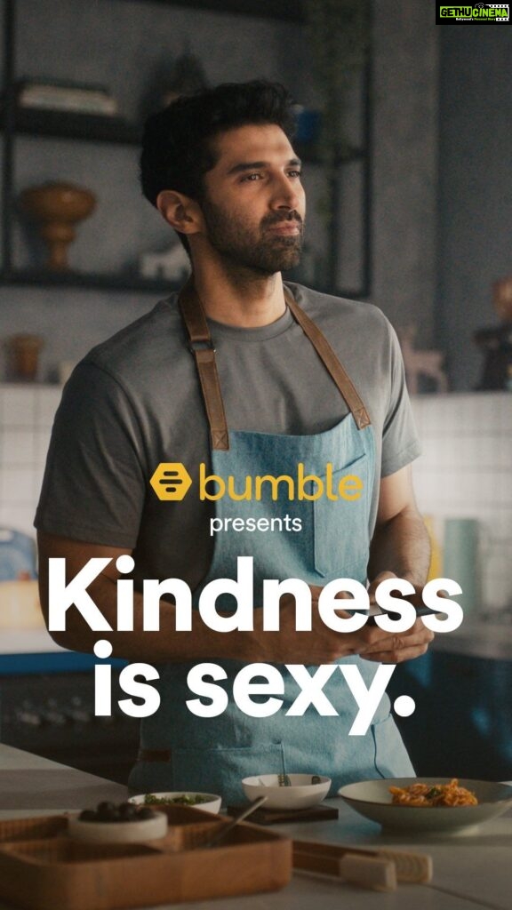 Aditya Roy Kapur Instagram - You don’t need auditions to act with kindness. 🍿 Give it a go with Compliments on Bumble. 👋 #KindnessIsSexy