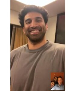 Aditya Roy Kapur Instagram - The OG Night Manager watched our show yesterday ! He had some kind words to say . Bas aur kya chahiye 🥃