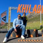 Aishwarya Sharma Bhatt Instagram - With the best @itsrohitshetty 🙏🏻❤️😇 #rohitshetty #aishwaryasharma #khatronkekhiladi #khatronkekhiladi13 #kkk13 #southafrica