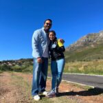 Aishwarya Sharma Bhatt Instagram - With the best @itsrohitshetty 🙏🏻❤️😇 #rohitshetty #aishwaryasharma #khatronkekhiladi #khatronkekhiladi13 #kkk13 #southafrica