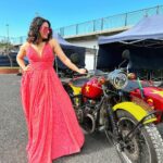 Aishwarya Sharma Bhatt Instagram - Hello Darling ❤️ Styled by : @purvabansal5 Outfit by : @unfoldbysahiba #aishwaryasharma #khatrokekhiladi #khatronkekhiladi13 #kkk13 #sidecarbike #capetown #southafrica Cape Town, South Africa