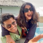 Aishwarya Sharma Bhatt Instagram - Tropical Maldives-berg 🤭🏖️🌊🏝️ @travelwithjourneylabel @velassarumaldives #VelassaruMaldives #LuxuryUndressed #SmallLuxuryHotels #JourneyLabel #TravelWithJourneyLabel #YouAreSpecial #ThinkHolidayThinkJourneyLabel #LuxuryHoliday #Maldives #aishwaryasharma #neilbhatt #honeymoon #neilkiaish VELASSARU MALDIVES