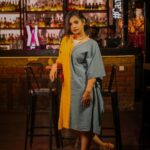 Angana Roy Instagram - All of me changed like midnight rain @journoby_profession @bijaya_datta @_lastnameroy_ @eisamay.digital @navinmakeupartist @canteenpubandgrub @susmi_kundu #saturday #postoftheday #fashionshoot #photoshoot #eisamay #dressup #saturdaymood #songoftheday #lookbook #anganaroy Canteen Pub & Grub
