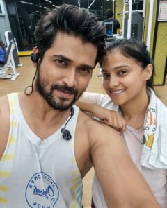 Chandan Kumar Instagram - Gym partner is back.. @iam.kavitha_official ❤️