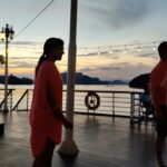 Chandini Tamilarasan Instagram - The best way to spend a holiday is to laugh, love, and create beautiful memories 😍 Travel partner @nanda_offl 😘😘 #paradiseelegancecruise #halongbay #halongbaycruise #halongbayvietnam #chandinitamilarasan #chandini Halong bay Vietnam