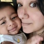 Chandra Lakshman Instagram - Squishy cuddly afternoon with my munchkin 😘👶🧿 #moongirl #motherhood #meandmyboy #ourlittlewonder #365daysofgratitude