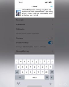 Debattama Saha Instagram - Hufff! I tried. I tried to write up an entire article on a secret between me and pigeons… It makes me wonder big time about all the “whys” , “hows” and “where’s”, but no. Let it be. Some things are best hidden… 📝🕊️
.
.
.
.
#instamood #instagram