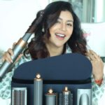 Debina Bonnerjee Instagram - A blessing for my short hair✨ Super easy and quick to use when you don’t have time for the salon ( mom problems ) Introducing the Dyson Airwrap- your salon at home 👌🏻 @dyson_india #DysonIndia #DysonHair #DysonAirwrap #Gifted
