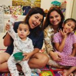 Debina Bonnerjee Instagram - Here we go... we have come a long way mumma .. and we still go strong 💪 Tried capturing from us to all of us....a few were missing though. Some blurred pictures to some clumsy poses makes the real us. @dimpy_g ( only love to you) keep inspiring with your simplicity ✨️ ❤️ Dubai, United Arab Emirates