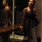 Debina Bonnerjee Instagram - Glam time 💙🤍 . . 📸: @sk_.click Styled by: @stylebysugandhasood × @teamsugandhasood Assisted by: @styleitupwithmicheala Outfit: @charmisdesign Jewellery : @aquamarine_jewellery . . #glam #love #debinabonnerjee