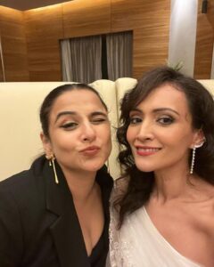 Dipannita Sharma Instagram - From the shoot to promotions to the screening … moments with the beautiful powerhouse @balanvidya … such a pleasure sharing screen space with her ! 

♥️
#Neeyat in theatres now ! 
P.S - a barrage of bts from the shoot to follow 😁 all that I’ve been saving…