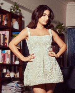 Fatima Sana Shaikh Instagram - 🤍🤍🤍 Outfit - @premyabymanishii Jewellery - @karishma.joolry Styled by - @twofoldstyles Shot by @dieppj Make up - @divyashetty_ Hair @hairbyradhika
