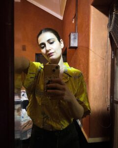 Fatima Sana Shaikh Instagram - Random bunch of selfies while I was at @adishaktitheatre 
:)