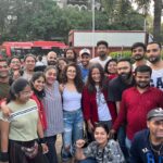 Fatima Sana Shaikh Instagram - Its a wrap for #sambahadur But I am so happy that I got to work with @vickykaushal09 @meghnagulzar and @sanyamalhotra_ again. @meghnagulzar you are such an incredible director and such an inspiration. Thank you for being so authentically you and your passion and clarity of what you want to make, made me want to work harder. Thank you. @vickykaushal09 dost, tum kitne ache actor ho!!!! How can you be so good! And so calm and also a acha aadmi. So glad that I got to work with you! ❤️ @sanyamalhotra_ shishter, kya hi Bolna tumhaare baare main. Another film together. And another film where you'll shine like you always do. Star ❤️ @maharrshshah friend!!! Silent supporter 🤗🤗🤗 thank you for existing. You still have to give me some books and I have to send you some.