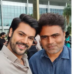Ganesh Venkatraman Instagram - And its a Wrapp for me with #Varisu shooting !

Mandatory selfie with the captain of our ship dir @directorvamshi -Love his passion & dedication towards filmmaking, it has been such an enriching experience working with him🤗

Loved the way he has portrayed our #thalapathy so stylishly 😎😎

See u all on the Biggg Screen Sooon ❤

#ThalapathyVijay 
#varisupongal
#theethalapathy
#varisudu
#anactorslife
#mynext
#Tamilcinema
#telugucinema
#positivevibes