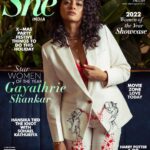 Gayathrie Instagram - Real, raw & authentic is Gayathrie Shankar's ( @gayathrieshankar ) persona & the roles she play onscreen. Gracing our year end edition's cover, the actress also share insights on her life and career in our exclusive interview. Grab 2022 Year-end digital copy on 31st December ! SHE ( @she_india ) stuns and shines, wishing all of you Merry Christmas & a happy New Year ✨ . . Actress: @gayathrieshankar Magazine: @she_india Publication: @cherieamour.in Founder: @its.manikandan Photography: @linsonantony_ Cinematography: @vivekpremsingh Editing: @premraj________ Stylist: @story_of_esther Retouch: @sujithnairphotography MUA & Hair: @rgmakeupartistry Designers: @___melwy_j___ and @story_of_esther Photography team: @jijith_m_j Kochi production: @roosakiproduction Location Courtesy: @azora.hotels @ayatana.coorg Co-ordinated by: @sin.dayal . . #sheindia #she #gayathrieshankar #vikram #christmas #2022