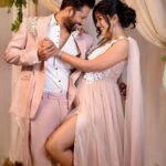 Ishita Dutta Instagram - Only Love ❤️ Thanku for capturing these moments so beautifully…. Memories for a lifetime. Cannot wait for the next phase of our life to start… @littletoesbymuskan @sapna_kapoorr Stay tuned for more amazing pics from the shoot…. 💜💜💜 @vatsalsheth Styled by: @styleitupbyaashna Ishita’s Outfit: @purvisethiacouture Jewellery: @noraahajewels Vatsala’s Outfit: @h.romanticartist