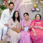 Ishita Dutta Instagram - One with Friends 💜💜💜 #godhbharaiceremony 💜 🧿