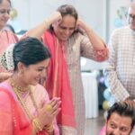 Ishita Dutta Instagram - One with Friends 💜💜💜 #godhbharaiceremony 💜 🧿