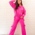 Ishita Dutta Instagram - My go to style always Comfy cool smart 💙 @imbalance.in