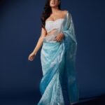 Ishita Dutta Instagram - 💙💙💙 Cover girl of @fablookmagazine march issue. Editor & Founder @milliarora7777 @ankkit.chadha2222 Saree from @sareesbychirag Styled by @milliarora7777 Assisted by @styled_by_tanisha Mua @dishisanghvii Hair @amuthevar Shot by @tanvivoraphotography