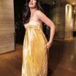Ishita Dutta Instagram - Feeling like a trophy 🏆 Styled by: @styleitupbyaashna Shot by: @vishalpaul.me Outfit by: @cladclan Earrings: @johoriindia Makeup: @punya.makeupandhair Hair: @divyachaudhary024