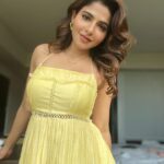 Iswarya Menon Instagram - Just incase you miss me 😋💛 . Stylist- @saranya_raov Outfit: @arka_by_divya_kanigalupula Styling assistant- @_anok_ok Hair- @sknsankar