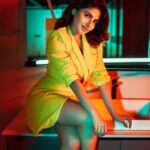 Iswarya Menon Instagram - Adding some Neon to your feed 💚 . 📷 @storiesbypreetham @ramya_mua @sabitha_seenu_hairstylist @priyaa.karan