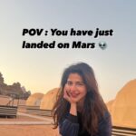 Iswarya Menon Instagram - The Martian dome 👽 at Wadi Rum, Jordan 🇯🇴 The outer space experience on an empty desert was definitely one of the highlights of this trip.