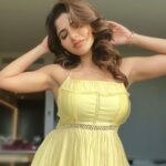 Iswarya Menon Instagram - Just incase you miss me 😋💛 . Stylist- @saranya_raov Outfit: @arka_by_divya_kanigalupula Styling assistant- @_anok_ok Hair- @sknsankar