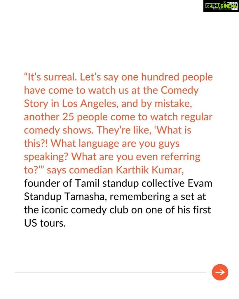 Karthik Kumar Instagram - Indian comedians have had tremendous success overseas not only financially, but also in terms of supporting a comedy culture which has now begun to take on an identity of its own. Before the international markets mature and we see a plateau in demand, Indian comedians should continue adding notches to their belt, gaining valuable experience and making a mark abroad. Check out the full piece at the link in bio. . . . #deadant #deadantco #indiancomedy #comedyindia #indianstandupcomedy