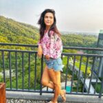 Madhurima Tuli Instagram - Life is a collection of moments.. 🫶🏼💖 #life #love #mountains #greenery #throwback