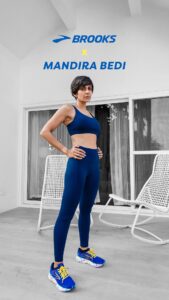 Mandira Bedi Instagram - 🏃‍♂️🔥 Unleash the Boundless Spirit of Running with Mandira Bedi and Brooks! 🌟🏃‍♀️

🎬 Brace yourself for an extraordinary journey as we proudly present our latest brand video, starring the unstoppable Mandira Bedi! Get ready to be captivated by her inspiring tale of transformation through running, with Brooks as her unwavering companion on this incredible adventure.

🎙️ “Chase your goals relentlessly, and never back down!” 🌠 Mandira’s powerful words will stir your soul, compelling you to shatter barriers and embrace the limitless essence of running.

🌌 Experience the enchantment of empowerment and the sheer exhilaration of breaking free from constraints as Mandira Bedi unveils how running has rewritten the script of her life. 🌈 Let her narrative set your heart ablaze, igniting an unparalleled passion for running!

We wholeheartedly invite you to join this movement that knows no bounds. 🚀 Together, let’s rejoice in the boundless freedom, unwavering strength, and unbridled joy that running gifts us!

Are you ready to redefine your limits? 🌟 Watch the awe-inspiring collaboration of Mandira Bedi and Brooks now, and let the world know that #BrooksRunning #BrooksRunningIndia #MandiraBedi #RunningIsBoundless! 🏆🌟 #MandiraBediXBrooks #BreakTheBarriers #EmpoweredByRunning #BrooksRunning #UnstoppableJourney #RunHappy #ItsYourRun