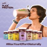 Mandira Bedi Instagram - Now you can #MaxYourEffortNaturally like @mandirabedi with the tastiest plant protein. With 7 delicious flavours & 22 grams of protein per serving, Max Plant Protein is the perfect blend of health & taste for those who always give their max. #MaxProtein #PlantProtein #KeepGoing