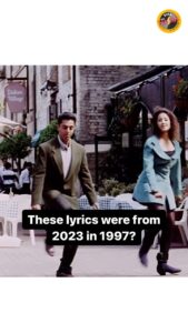 Manisha Koirala Instagram - These lyrics were from 2023 in 1997?😯
.
.
.
#reelsinstagram #explore #trending #fyp #bollywood #retro #viral #pov
