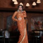 Navina Bole Instagram - Not looking for my jhumkas coz they are right here💥🧡 Photograher: @portraitdeewana Stylist: @style_deintrepide Outfit: @arpitasulakshana Makeup: @rouge_makeovers Hair: @ayushiiijainnn Location: @1522inmumbai #pics #picsoftheday #photos #photosoftheday #newpost #newpics #explorepage #explore #navinabole #saree #sareenotsorry #ootd #ethnicwear #jewellery #deckedup #rustorange #designerwear #fashionshoot #commercialphotography #omsairam #positivevibes #instapost #instapics📷 #instagram #instagood #happywednesday #keepswiping 1522 Mumbai