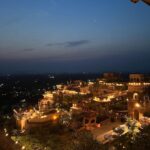 Nimrit Kaur Ahluwalia Instagram - flexin’ in @_huemn on a starry breezy night for mum’s beeday 🌙 🌠 Neemrana Fort Palace,Rajasthan