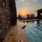 Nimrit Kaur Ahluwalia Instagram - // all things I love 💧 ☀️ 🌿 🌸 📖 🏊🏼‍♀️ #mumsbirthdaygetaway #nofilter Neemrana Fort Palace